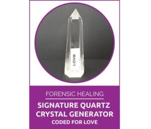 Signature Quartz Crystal Generator Coded for Love