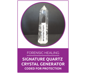 Signature Quartz Crystal Generator Coded for Protection