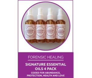 Forensic Healing Signature Oil Blend 4 Pack