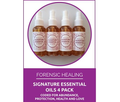 Forensic Healing Signature Oil Blend 4 Pack Forensic Healing Signature Oil Blend 4 Pack
