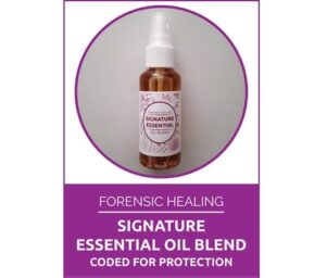 Forensic Healing Signature Oil Blend Coded for Protection